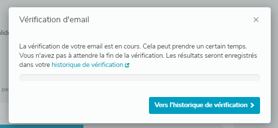 Vérifier la diffusion d'un mail